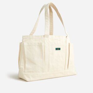 NWOT J Crew Extra-Large Seaport Tote Bag in Canvas
